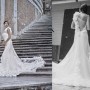 Abito da sposa scivolato collezione 2015 Alessandro Angelozzi mod Moonlite