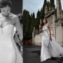 Sexy abito da sposa in raso 2015 Alessandro Angelozzi mod Vanilline