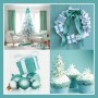 Decorazioni e Albero di Natale 2014 color verde Tiffany