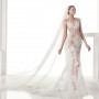 Sexy abito da sposa semitrasparente a sirena 2015 Pronovias mod Caraola