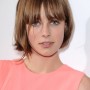 Taglio medio corto sfilato con frangia 2015 Edie Campbell