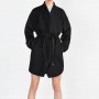 Cappotto con cinturina Zara prezzo 129 euro