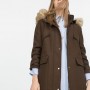 Parka in panno Zara inverno 2015 2016 prezzo 99 95 euro