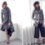 Cappotto e pantaloni culotte Patrizia Pepe catalogo inverno 2016 2017