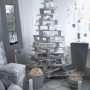 Albero di Natale 2016 Bianco shabby chic con bancali di legno