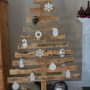 Albero di Natale 2016 ecologico ed economico con bancale di legno