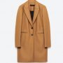 Cappotto cammello ZARA inverno 2016 2017 prezzo 99 95 euro