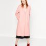 Cappotto in lana rosa ZARA prezzo 49 99 euro