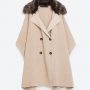 Mantella ZARA inverno 2016 2017 prezzo 69 95 euro