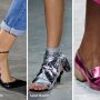 Tendenze Moda primavera estate 2017 Scarpe e Sandali metallizzati