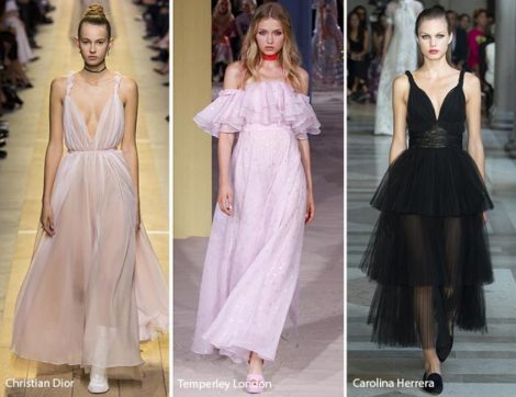 Tendenze Moda primavera estate 2017 abiti romantici da fiaba