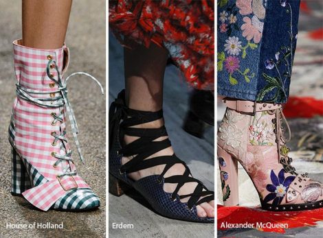 Tendenze Moda scarpe e sandali primavera estate 2017 Scarpe e Sandali stringati