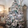 Albero di Natale 2017 Artic bianco azzurro e argento