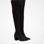 Stivali overknee in camoscio stretch Prada prezzo 1350 euro