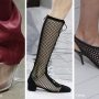 Scarpe e sandali con dettagli in rete moda primavera estate 2018