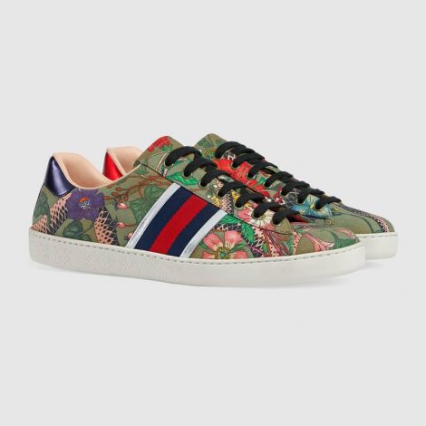 Sneakers Gucci Ace Flora Snake estate 2018 prezzo 460 euro