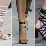 Tendenze Moda scarpe e sandali con lacci primavera estate 2018