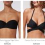 Top a fascia e push up a incrocio nero Calzedonia 2018