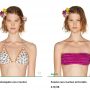 Reggiseno a fascia e a triangolo Benetton 2018