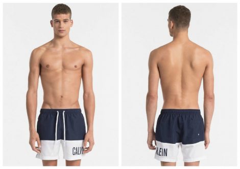 Costume da bagno uomo Calvin Klein bicolore 2018