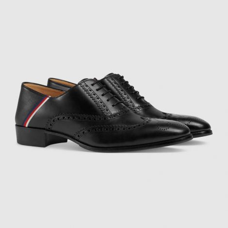 Scarpe francesine eleganti Gucci uomo inverno 2018 2019 prezzo 790 euro 470x470 - GUCCI Scarpe collezione Uomo Inverno 2018 2019