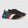 Sneaker Gucci modello Rhyton con stampa web uomo prezzo 750 euro