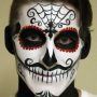 Trucco uomo Halloween da Teschio Messicano