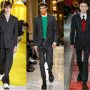 Vestiti gessati a righe moda uomo inverno 2018 2019