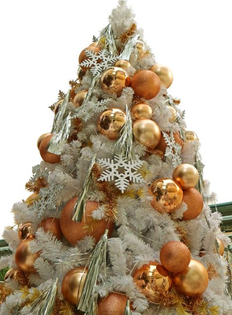 Albero di Natale 2018 nei toni del bronzo 470x638 - Albero di Natale 2018: Colori e Tendenze