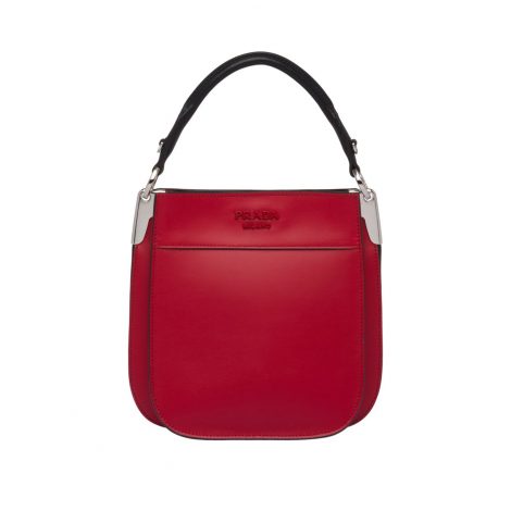 Nuova Borsa a spalla Prada in pelle nera primavera estate 2019 modello Margit SMALL prezzo 1600 euro 470x470 - Borse PRADA primavera estate 2019: Collezione e prezzi