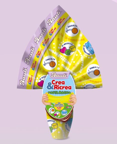 Uovo di Pasqua 2019 Bauli per bambini Crea e Ricrea 470x580 - Uova di Pasqua Bauli 2019