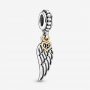 Charm ali di angelo con cuore Pandora  90x90 - Nuovi Charms Angeli Custodi Pandora Inverno 2019 2020