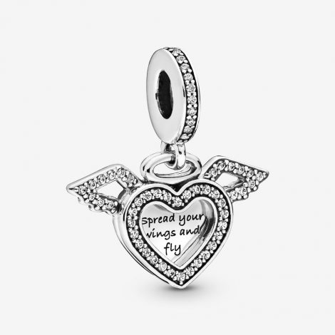 Charm cuore con ali dangelo Pandora 470x470 - Nuovi Charms Angeli Custodi Pandora Inverno 2019 2020