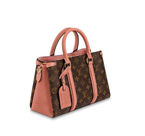 Borsa Louis Vuitton Soufflot 2020 variante piccola BB con finiture pesca 470x442 - Louis Vuitton Borsa Soufflot Collezione Primavera Estate 2020