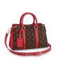 Borsa Louis Vuitton Soufflot variante piccola BB con finiture rosse 90x90 - Louis Vuitton Borsa Soufflot Collezione Primavera Estate 2020