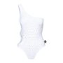 Costume intero bianco monospalla con strass GCDS estate 2020 90x90 - Costumi da bagno GCDS Estate 2020