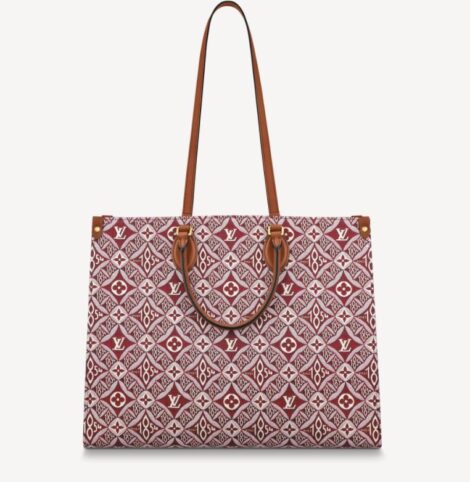 Borsa Louis Vuitton Onthego collezione inverno 2020 2021 in tela rossa 470x482 - Nuove Borse Louis Vuitton Inverno 2020 2021