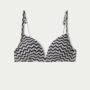 Reggiseno senza ferretto fantasia chevron con stelle Tezenis 90x90 - Nuovi Arrivi Intimo Tezenis Autunno Inverno 2020 2021