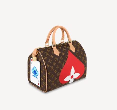 Bauletto Speedy Bandouliere 30 Game On collezione 2021 di lato e dietro 470x442 - Novità Borse Louis Vuitton Game On 2021