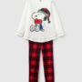 Pigiama con Snoopy Undercolors of Benetton 90x90 - Benetton Pigiami Inverno 2020 2021 Uomo e Donna