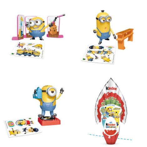 Minions Sorprese Uovo di Pasqua Kinder 2021 470x470 - Uova di Pasqua Kinder 2021: Prezzi e Personaggi