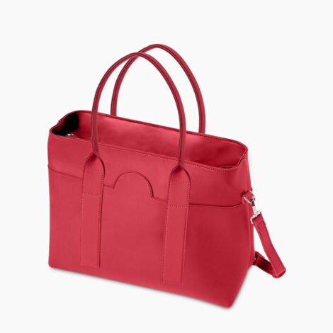 Nuova borsa O bag Wide con cerniera e tracolla estate 2021 colore rosso granatina 470x470 - Nuove Borse O Bag Primavera Estate 2021