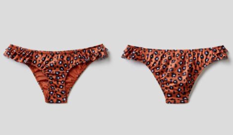 Slip bikini animalier Benetton 2021 470x273 - Costumi Benetton Donna Estate 2021