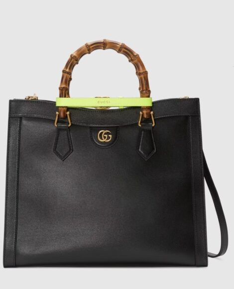 Borsa Gucci Diana in pelle nera collezione invernale 2022 470x580 - Nuova Borsa Gucci Diana Collezione Inverno 2021 2022