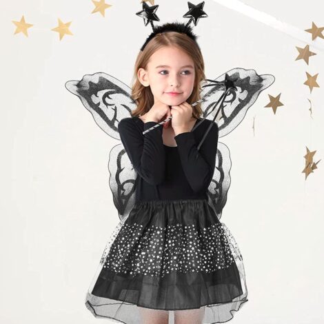 Costume da fatina Halloween per bambina 470x470 - Costumi Halloween per Bambini e Tatuaggi Temporanei Luminosi