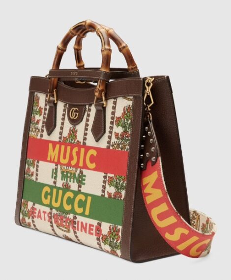 Nuova Borsa Gucci Diana in tela con manici in bamboo 470x570 - Nuova Borsa Gucci Diana Collezione Inverno 2021 2022