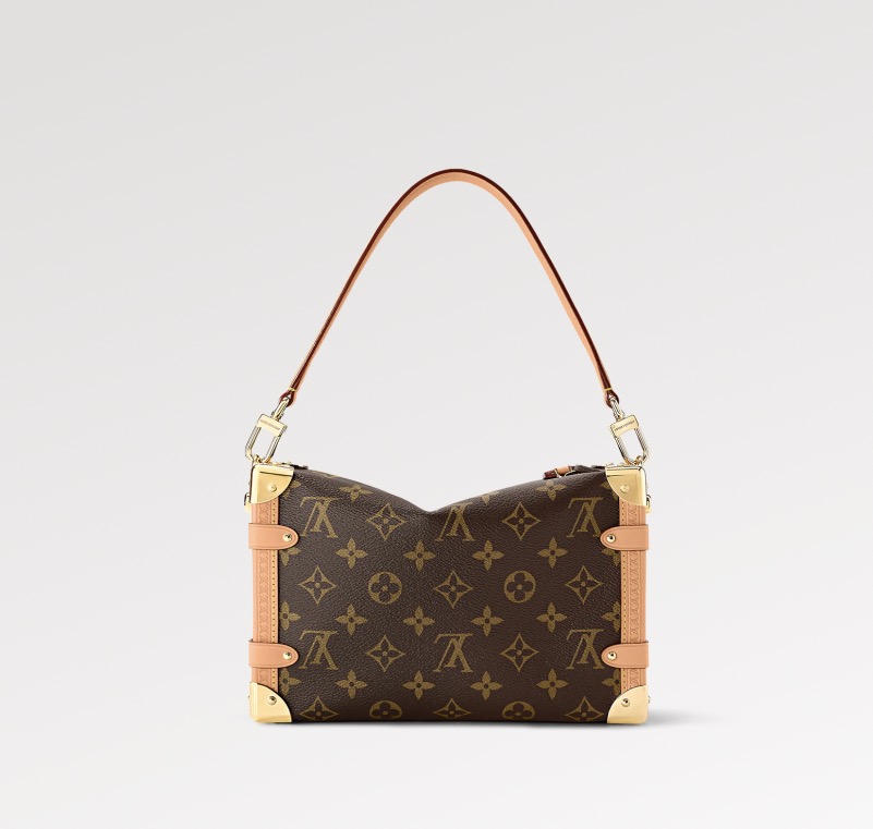 Borsa Louis Vuitton sfilata Cruise 2023 in tela monogram Side Trunk - Nuova Borsa Louis Vuitton 2023: Side Trunk