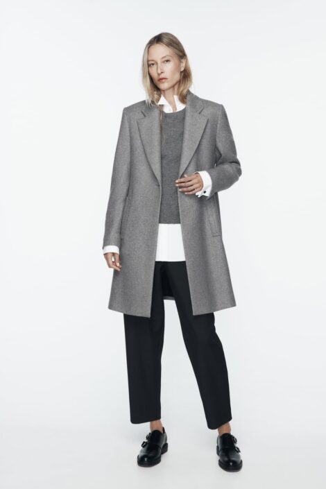 Cappotto corto grigio ZARA