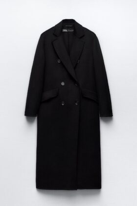 Cappotto lungo doppiopetto ZARA