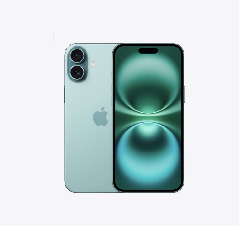 Nuovo iPhone 16 colore verde acqua